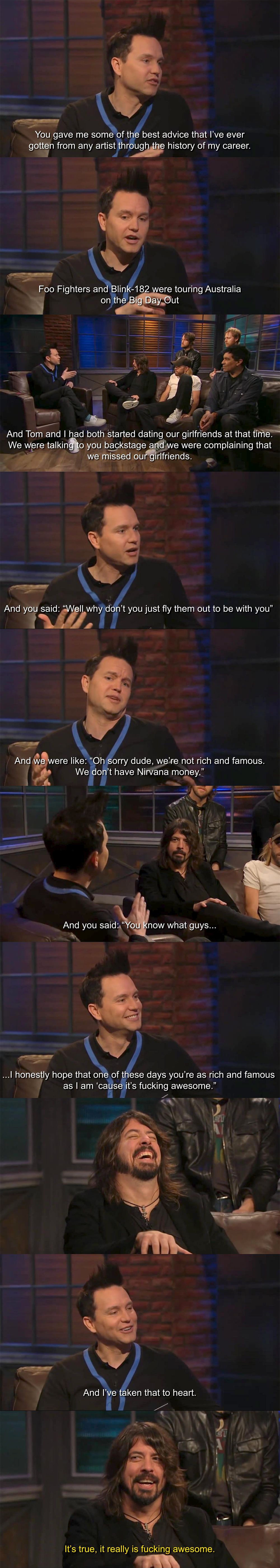 Life lesson from Dave Grohl