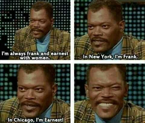 Samuel L. Jackson on being frank and earnest