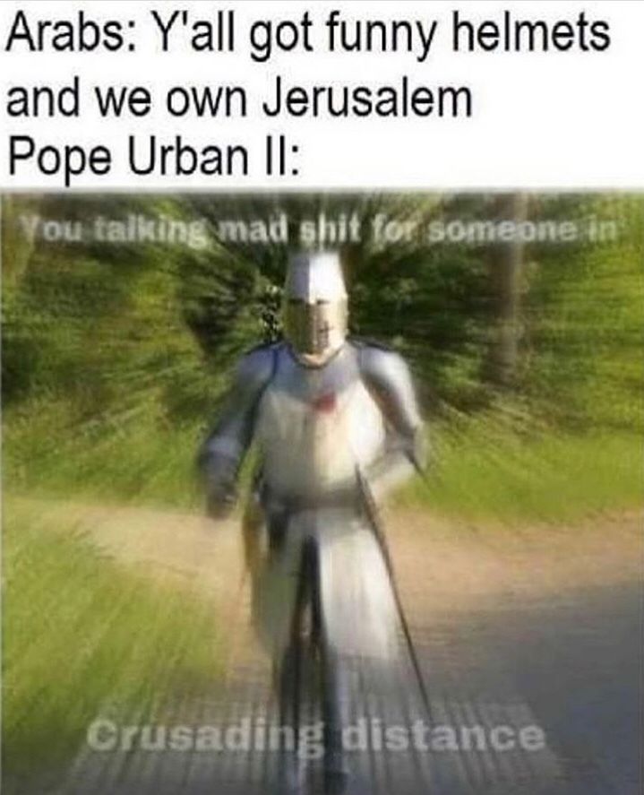 Over the river and through the woods to Jerusalem we go