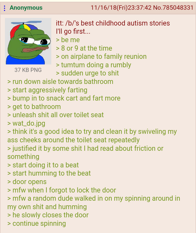 Anon is spinning