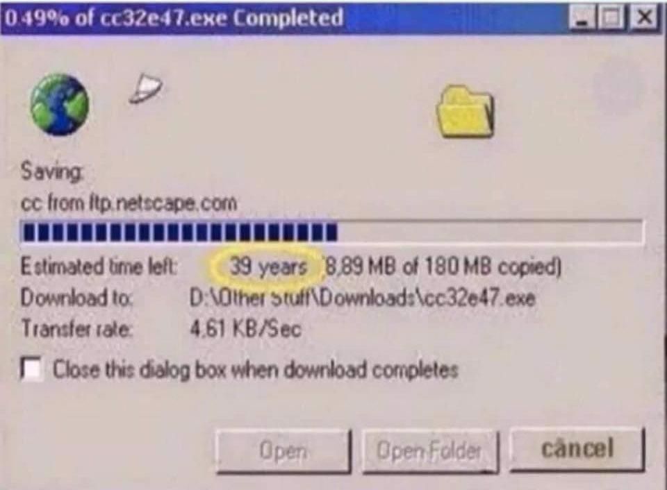 Kids these days will never know the struggle