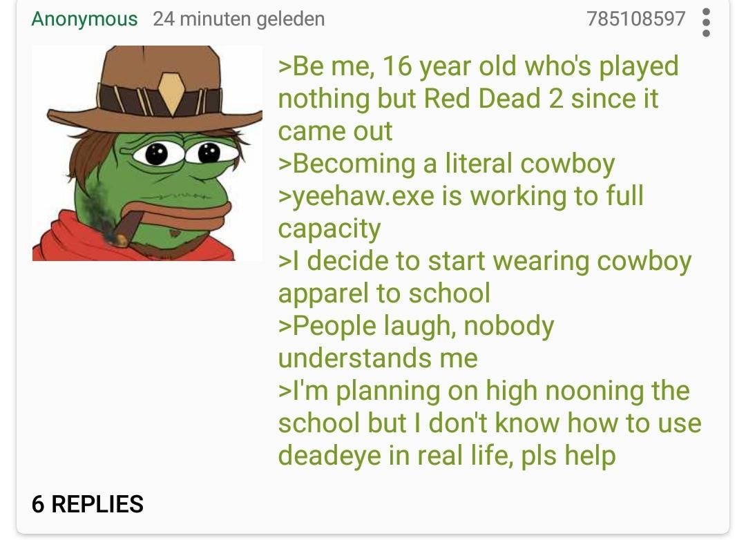 Anon plays RDR2