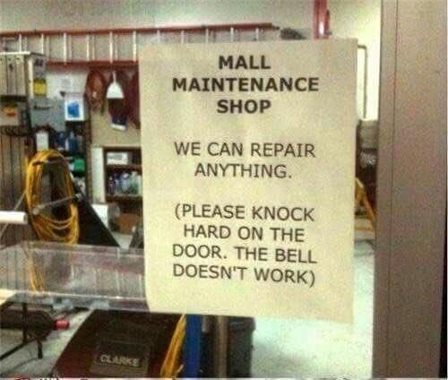 WE CAN REPAIR ANYTHING.