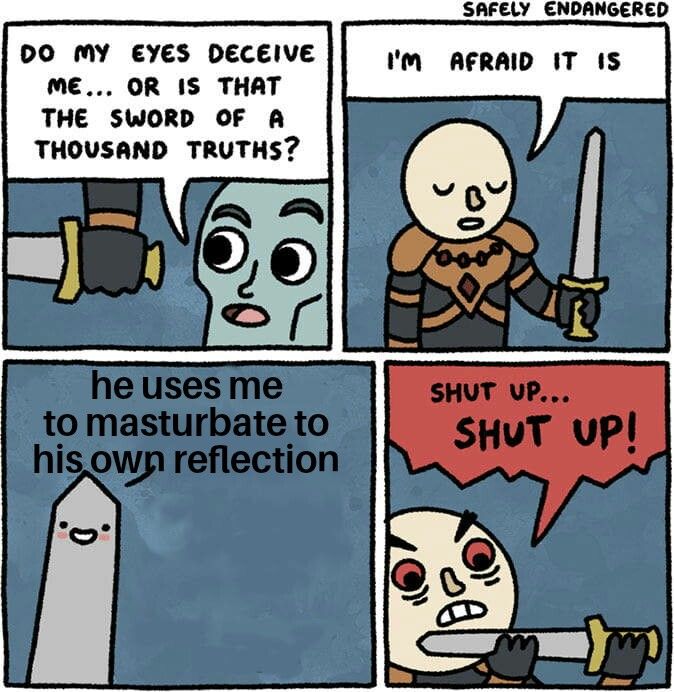 and he uses the scroll of truth to clean up afterward
