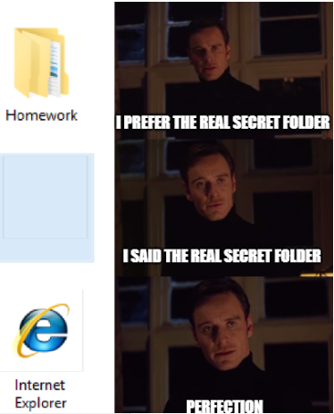 No one would dare click it