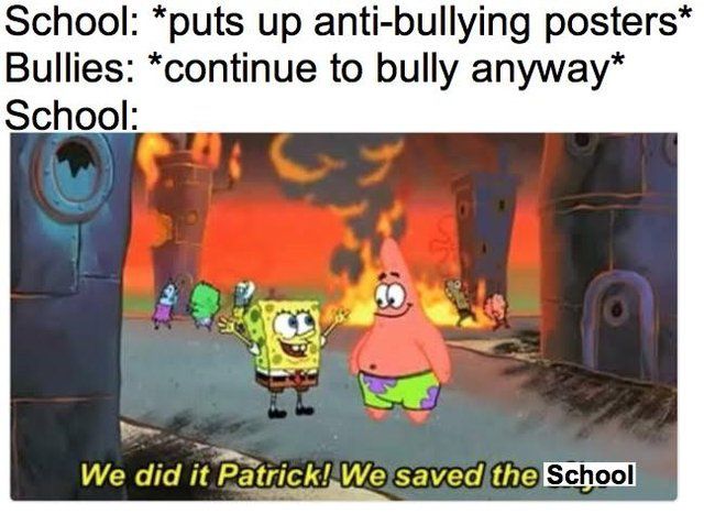 Bullying is bad m'kay