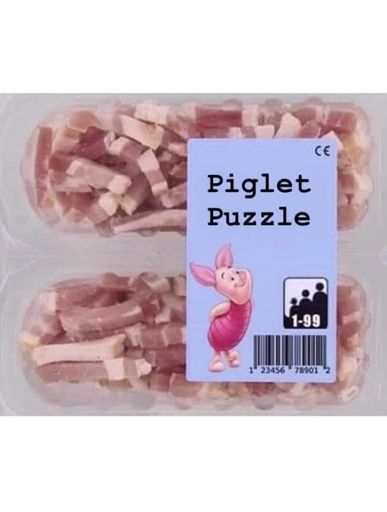 This little piggie went to the market