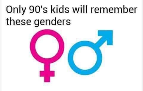 Genderist those 90's kids
