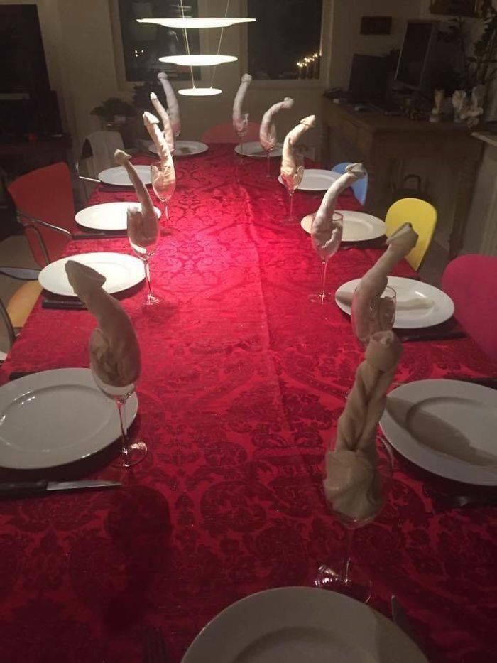 When your wife wants to throw a dinner party and let’s you help.