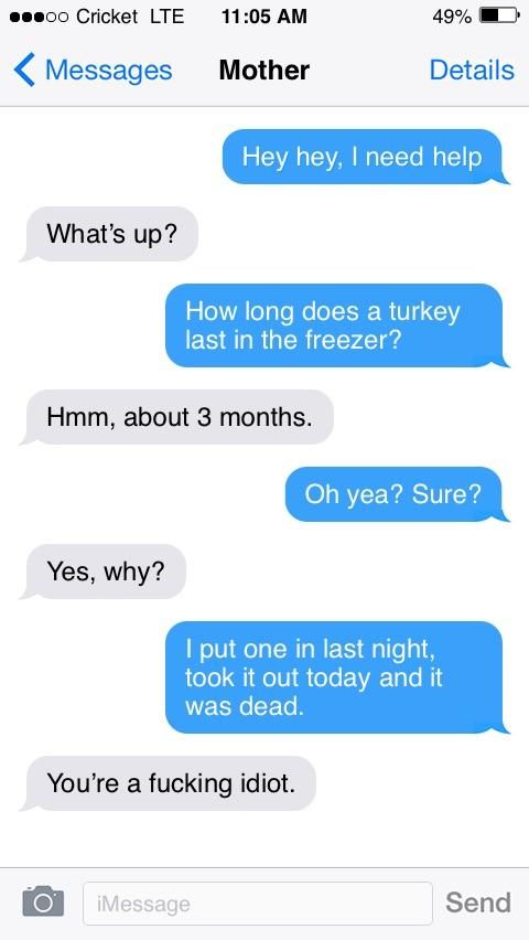 Frozen Turkey.