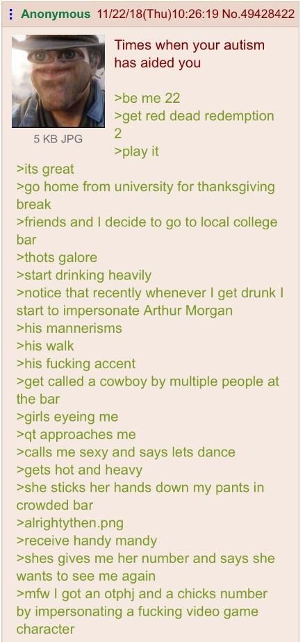 Anons autism works out