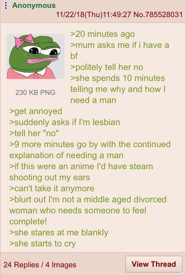 Anon is savage