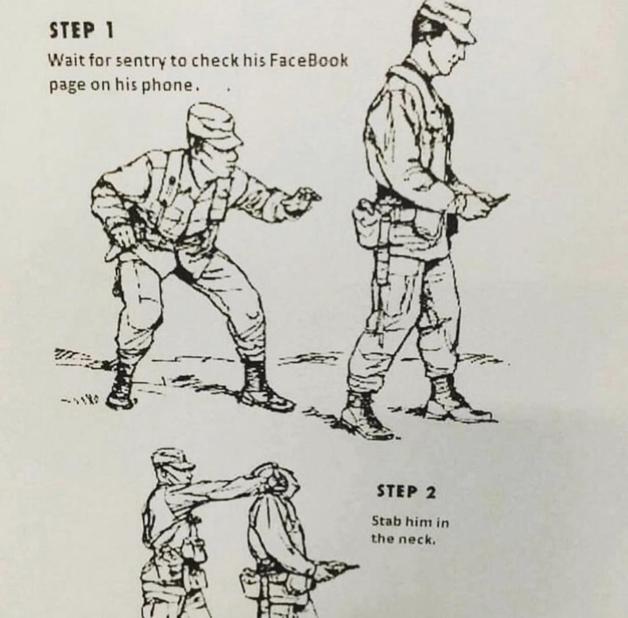 A newer revised Army combat manual. LOL
