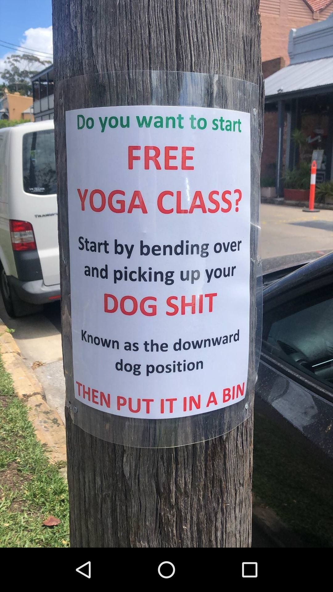 hilarious sign spotted by a friend