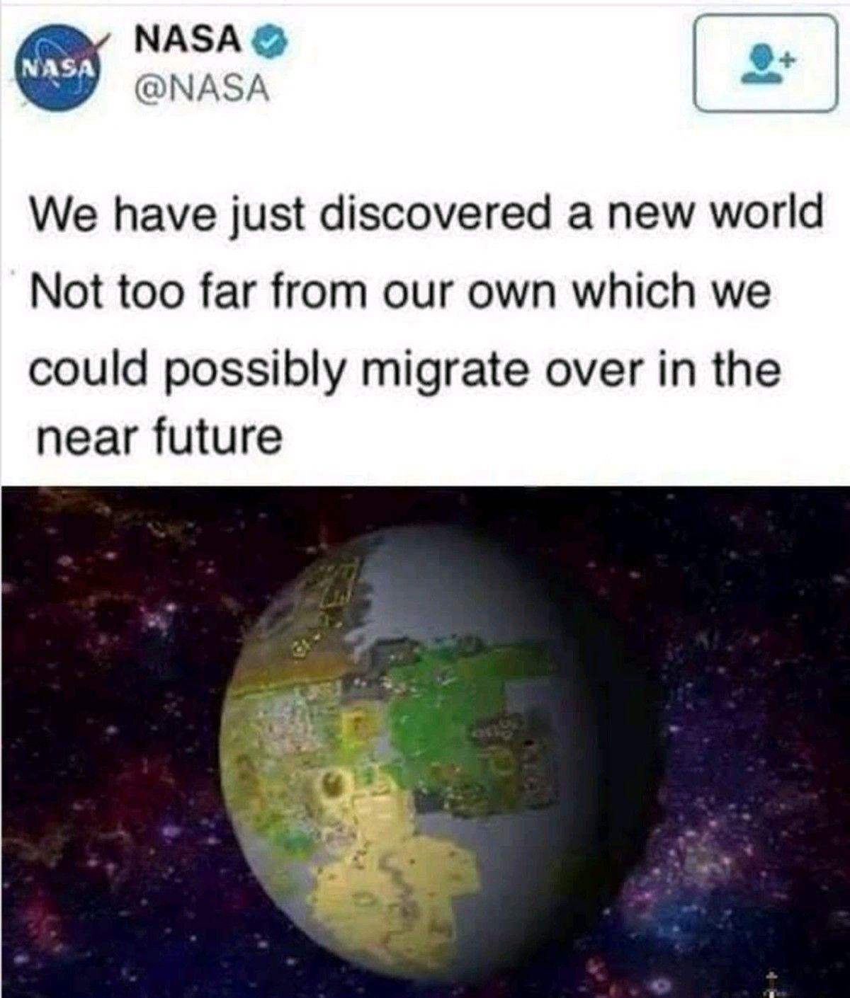 Too bad there's already 200 million people there