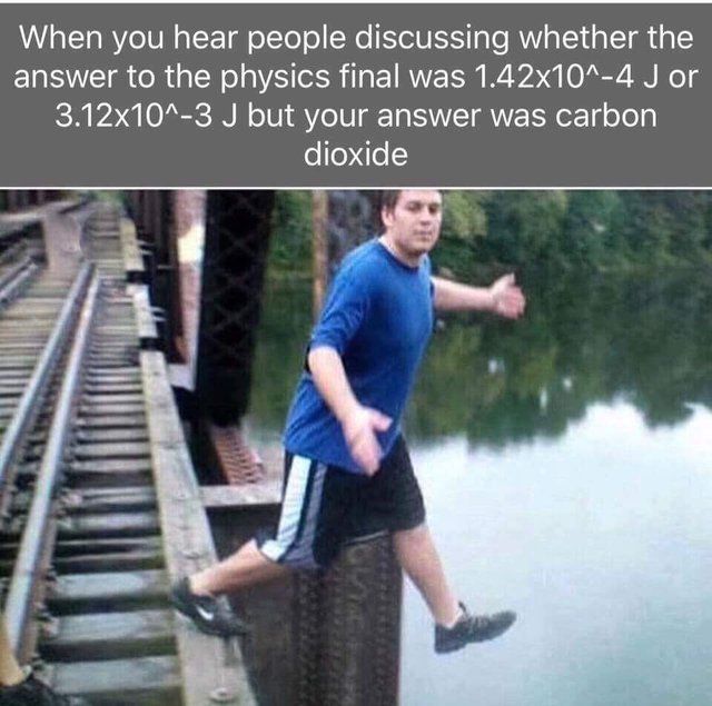 You tried