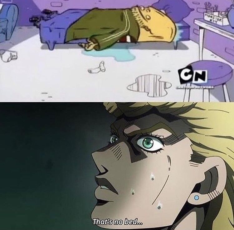 I monch the bed