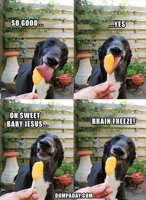 Brain freeze!!