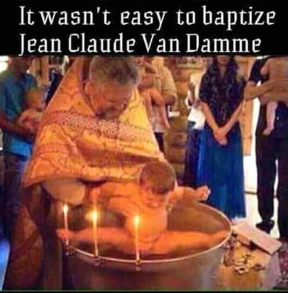 Jean Claude get in the water now !!!.