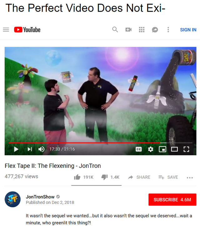 Only him can make me enjoy a 22 minutes ad