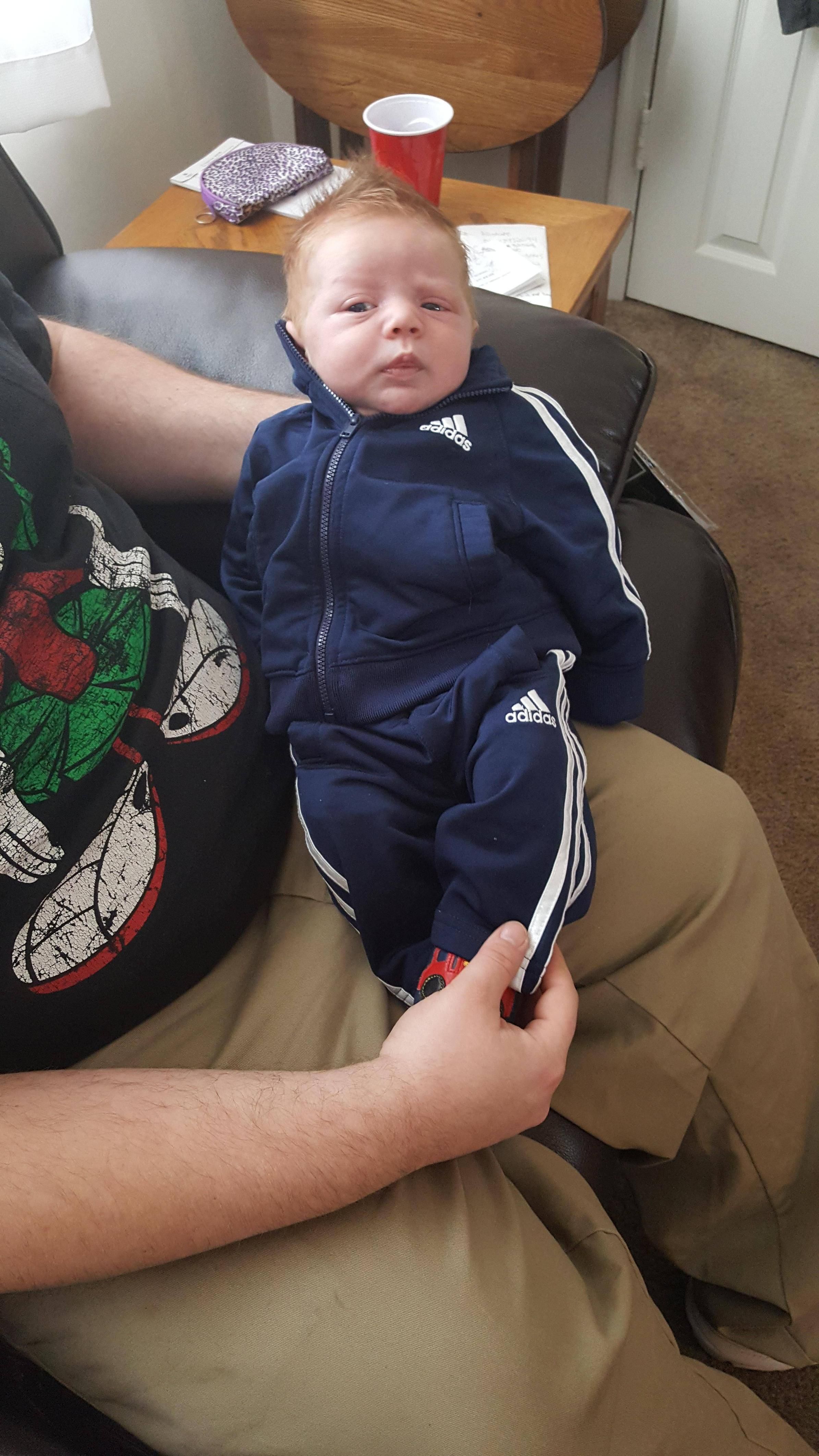 My Russian In-laws bought my newborn an outfit... not even remotely surprised