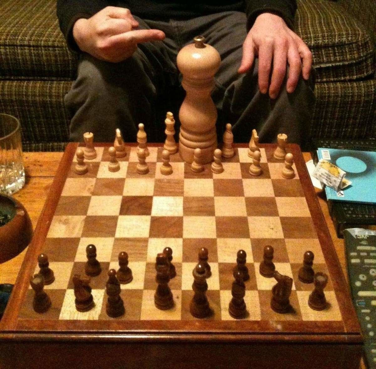 The MEGAQUEEN moves to any space on the board
