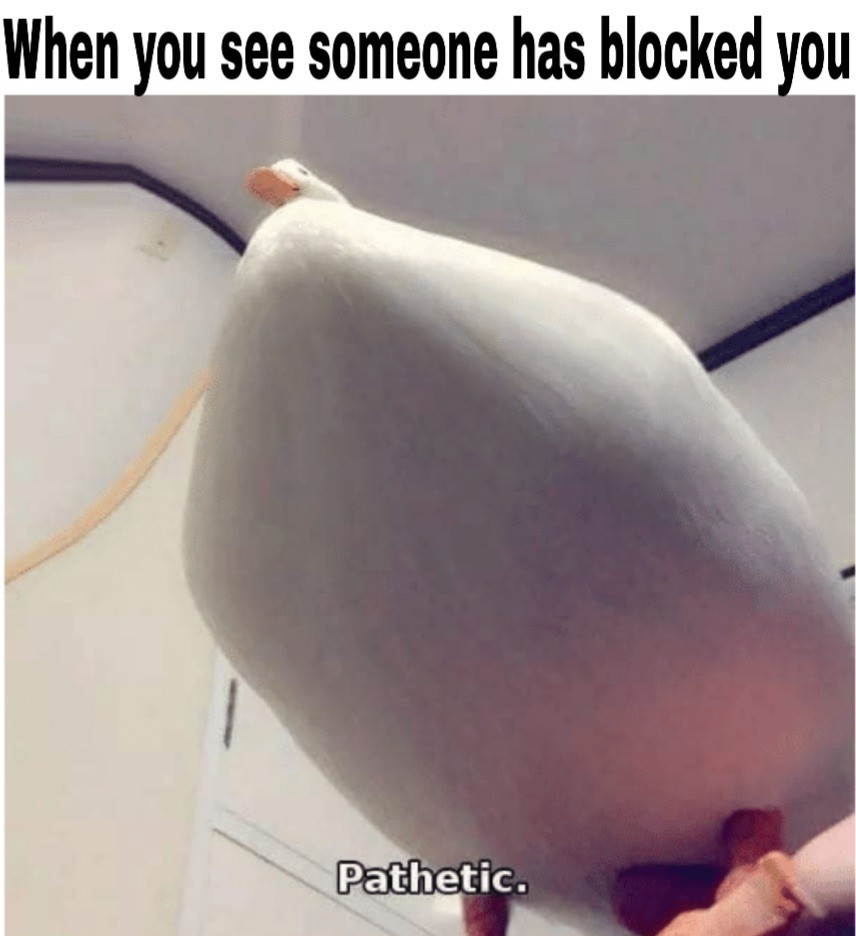 Blocking is for cowards