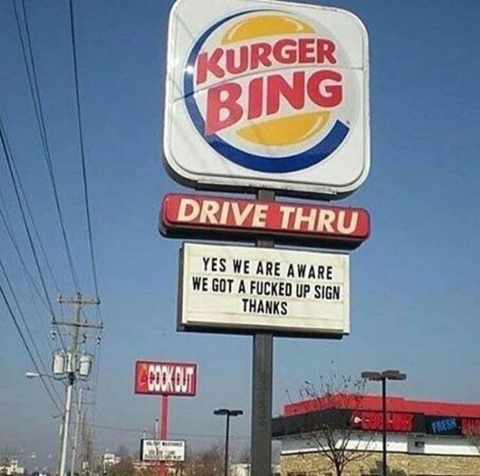 You that read wrong