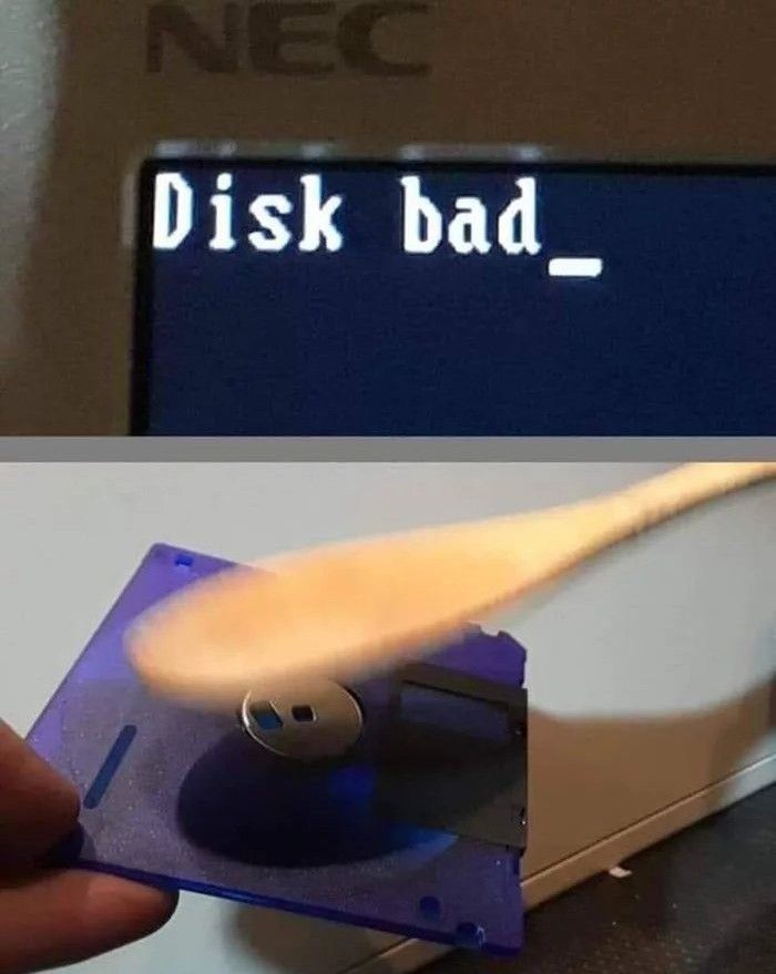 I've been a bad disk, scratch me daddy OwO