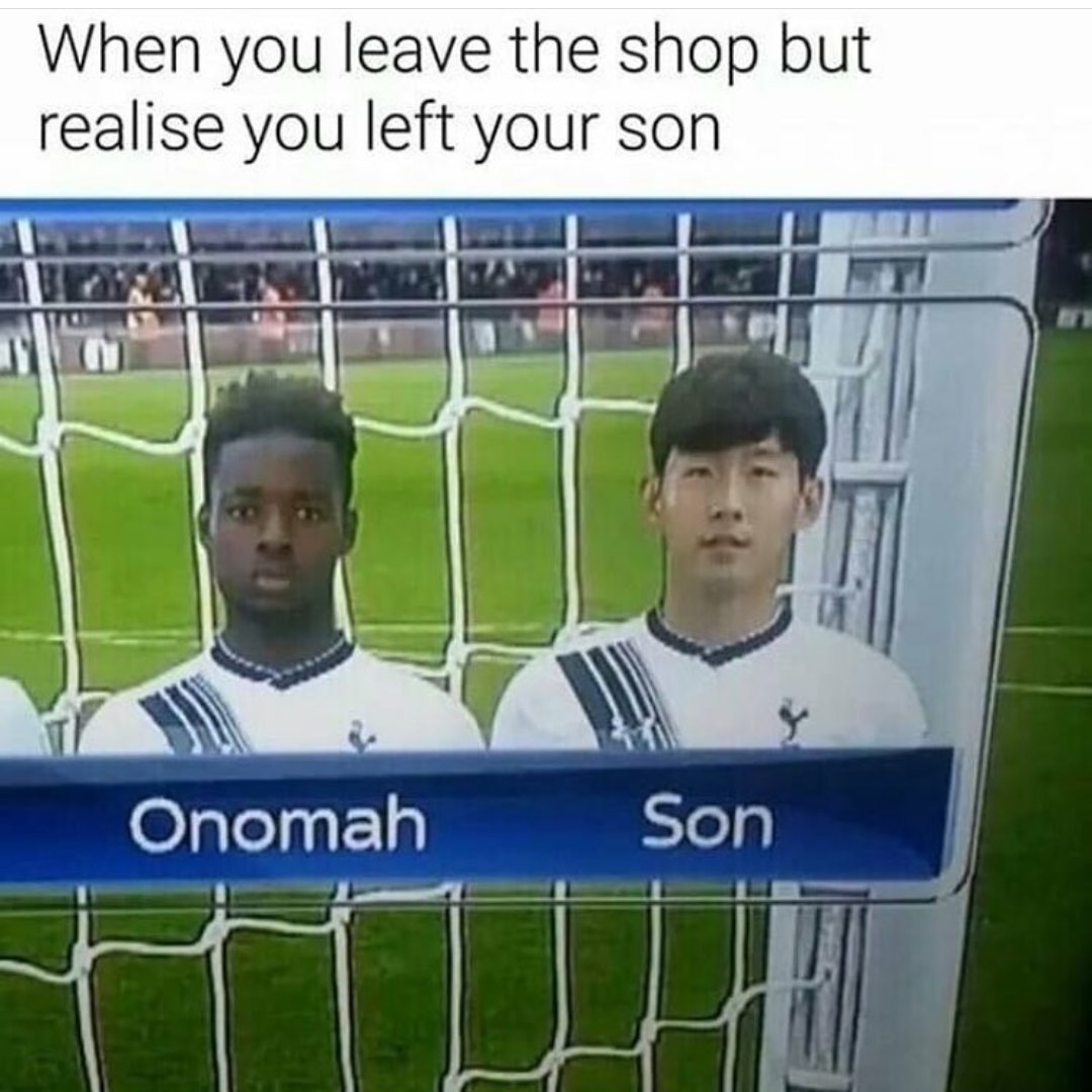 When you leave the shop and realize that you left your son