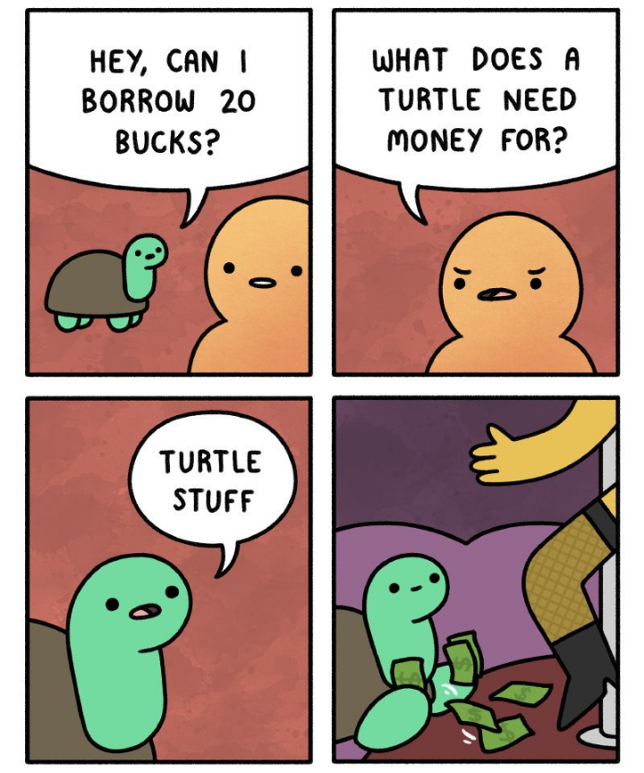 Turtles love pizza too