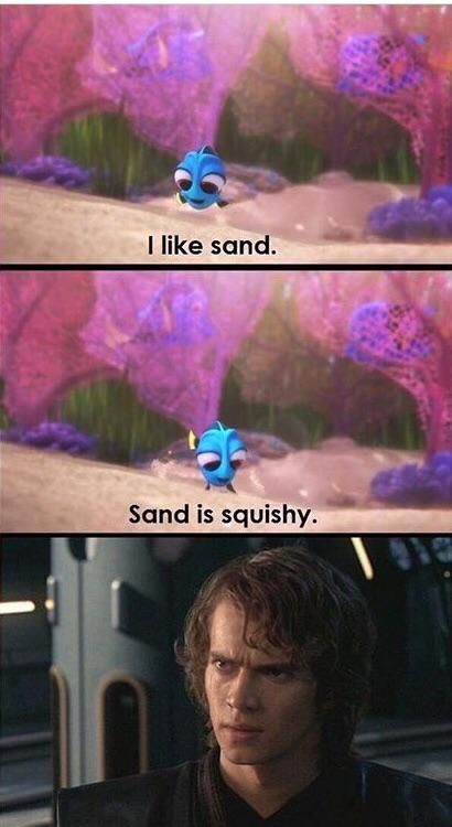 I like sand !