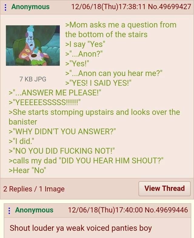 Anon is weak