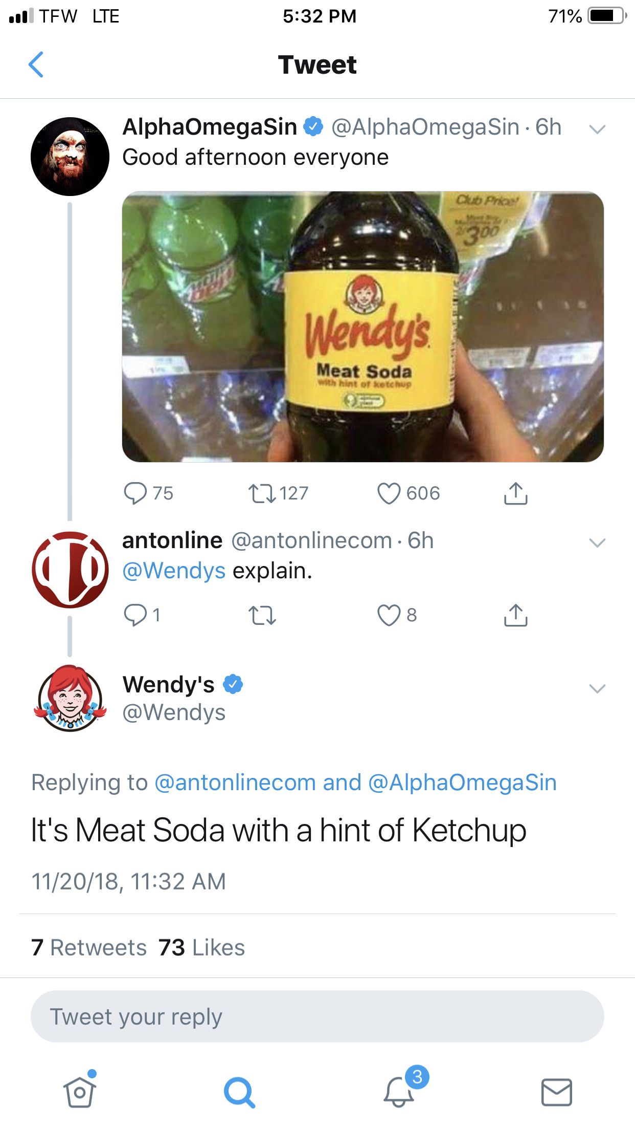 Wendy’s please explain.