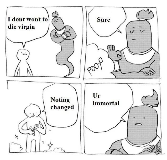 I dont wont to die virgin