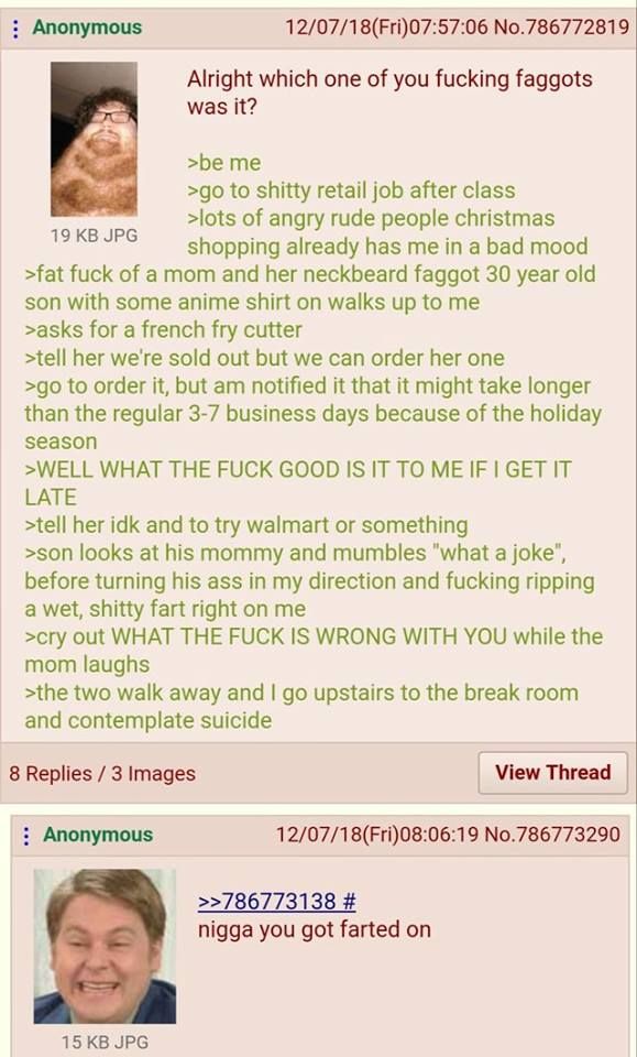 Anon works at retail