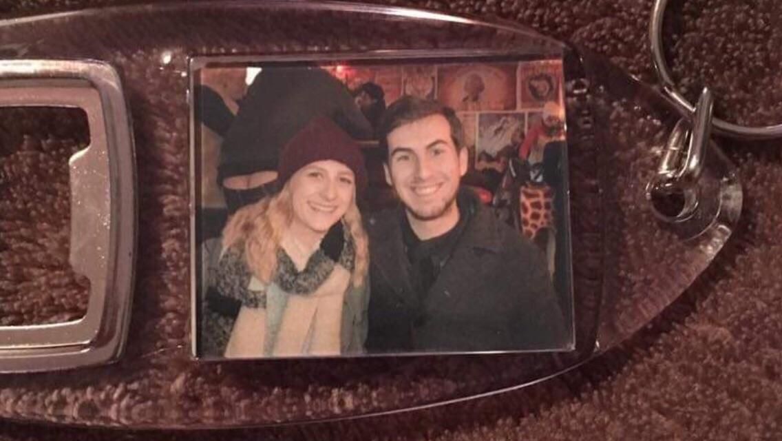 Had a nice photo with the missus and had it put on a key ring, only to later notice this gem... Worst/greatest picture ever