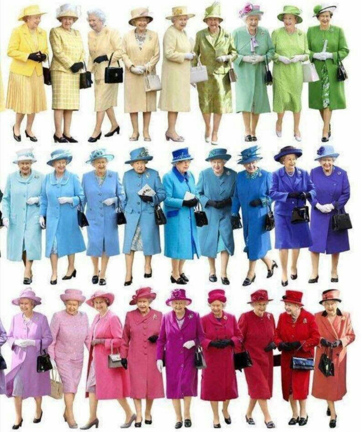 Are you even the Queen if you don't come in every colour.