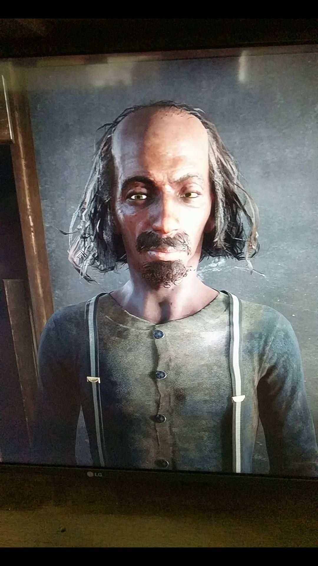 My husband made Snoop Dogg on Red Dead 2... his name is Snoop Dizzle