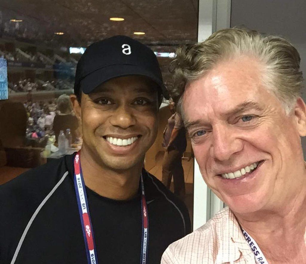 The greatest golfer in the history of the sport and that guy Tiger Woods.