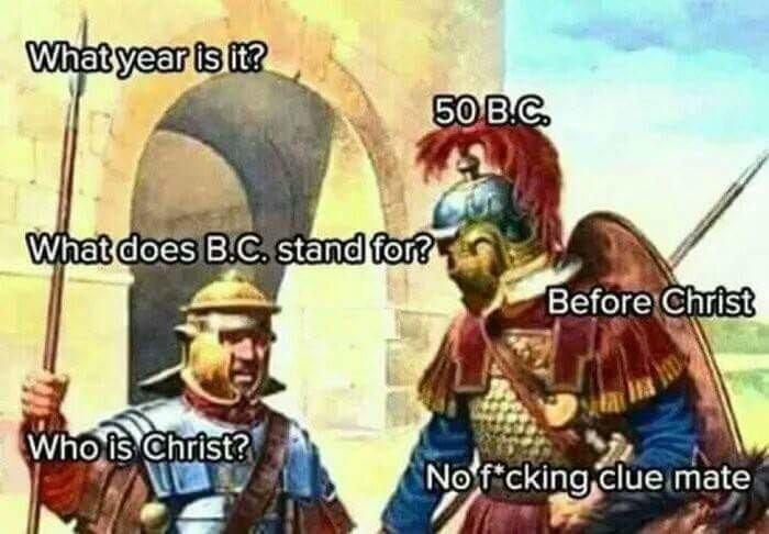 The years before Christ