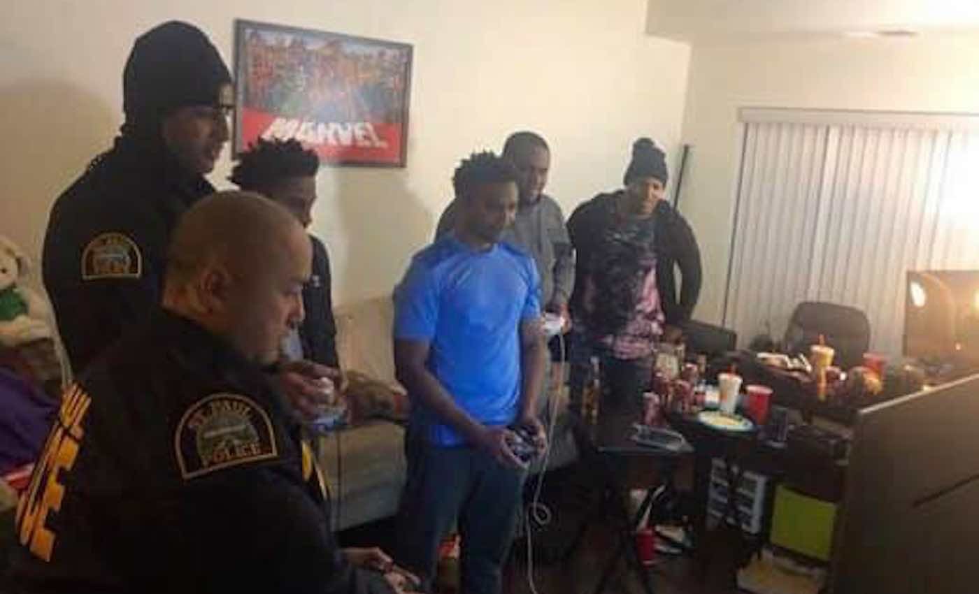 Minnesota's finest responding to noise complaint ends in epic Super Smash Brothers competition