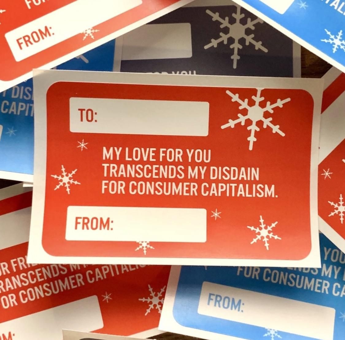 Honest Gift Tag Stickers