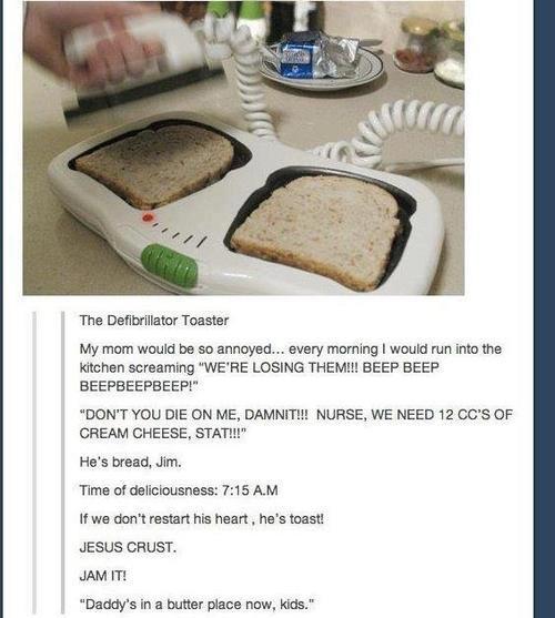 Defibbrilator toaster