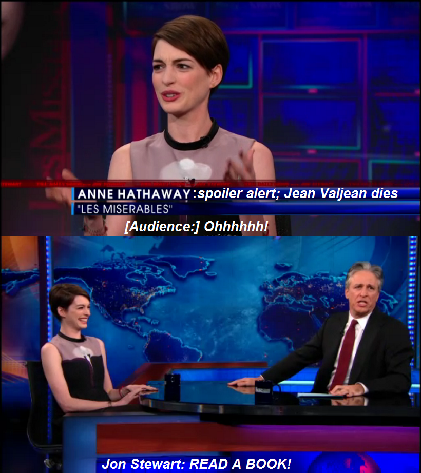 Ann Hathaway on The Daily Show with Jon Stewart