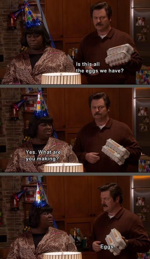 Ron Swanson is a man’s man