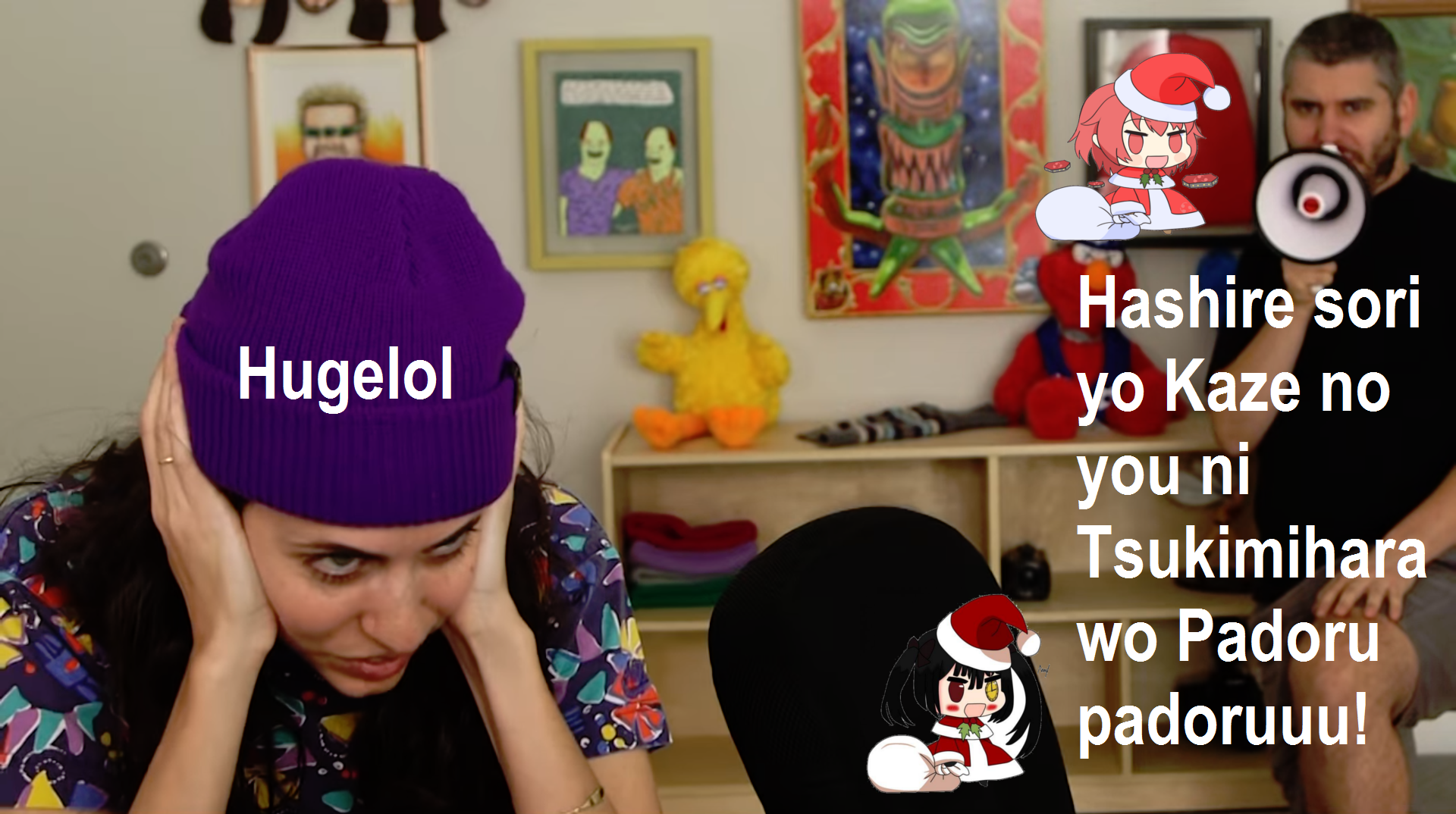 Daily Padoru Posting, featuring a new format template in the comments