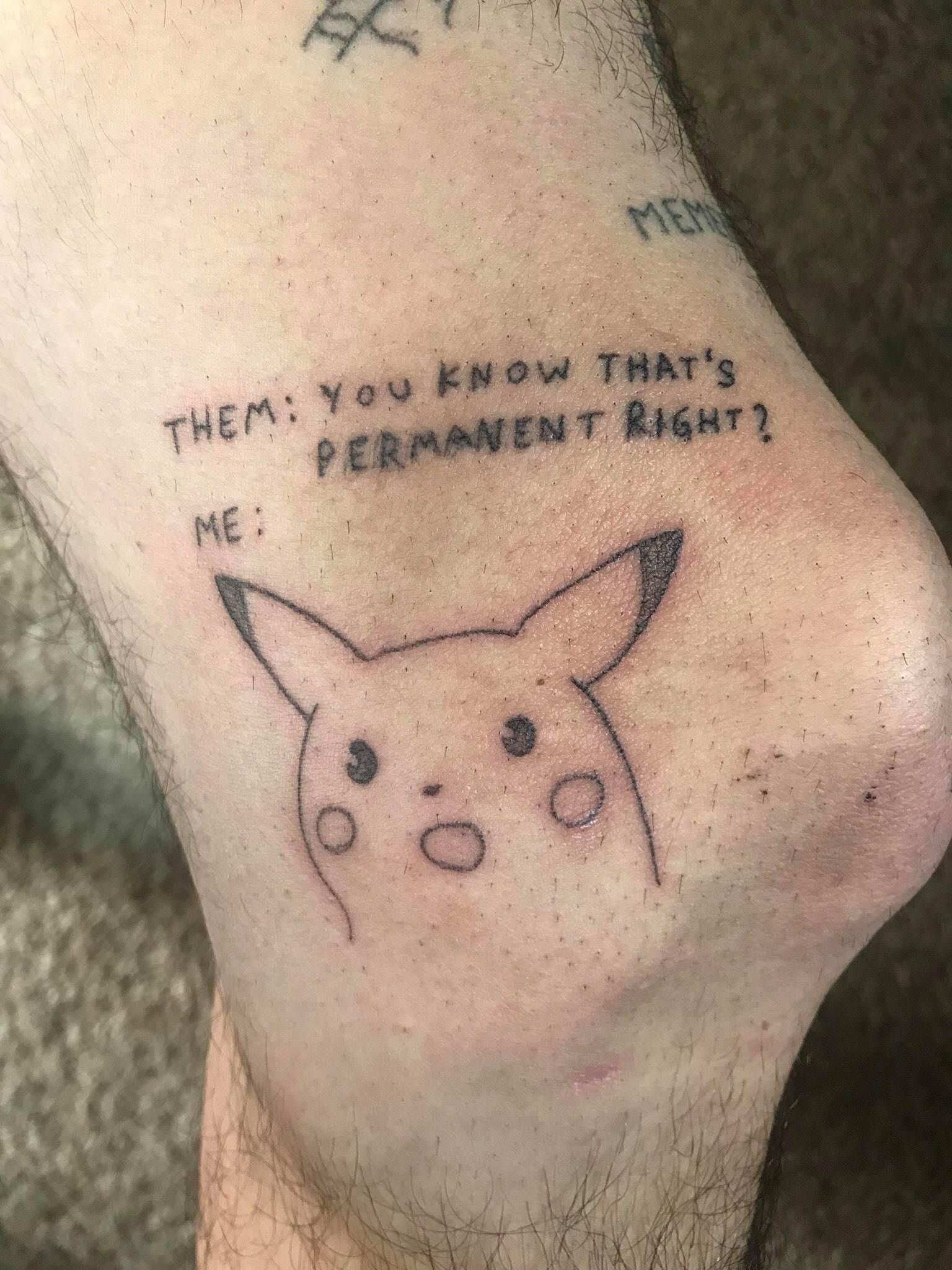 Tattoos are permanent