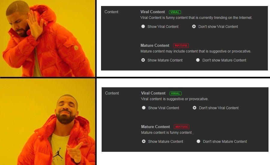 If Hugelol preference page was honest