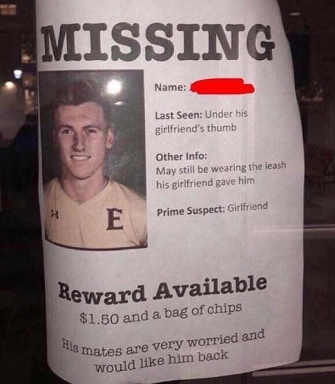 Please tell if you saw him recently